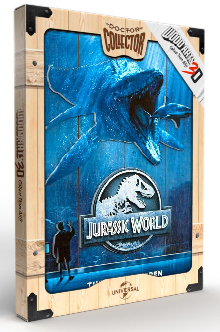 JURASSIC WORLD - Mossa - 3D WoodArts Poster '30x40cm' - 2