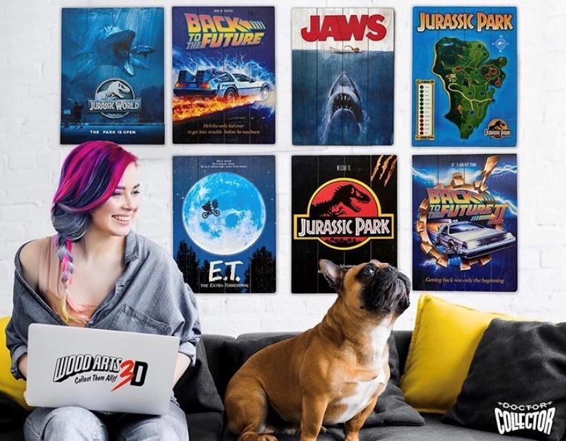 JURASSIC WORLD - Mossa - 3D WoodArts Poster '30x40cm' - 3