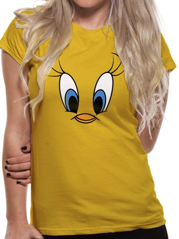 LOONEY TUNES - T-Shirt IN A TUBE- Tweety Face GIRL (XL) - 2