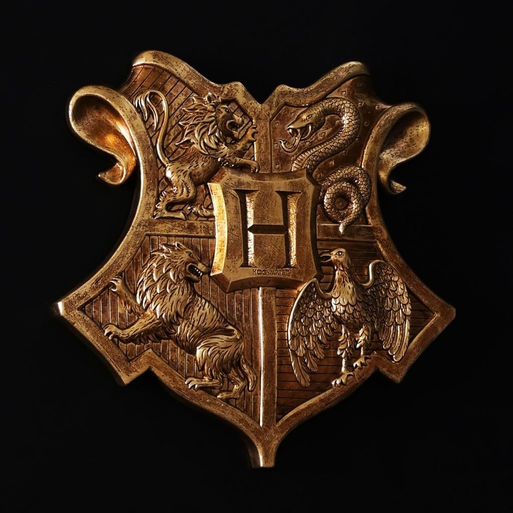 HARRY POTTER - Blason Poudlard - Décoration Murale 40x40x3.5cm - 2
