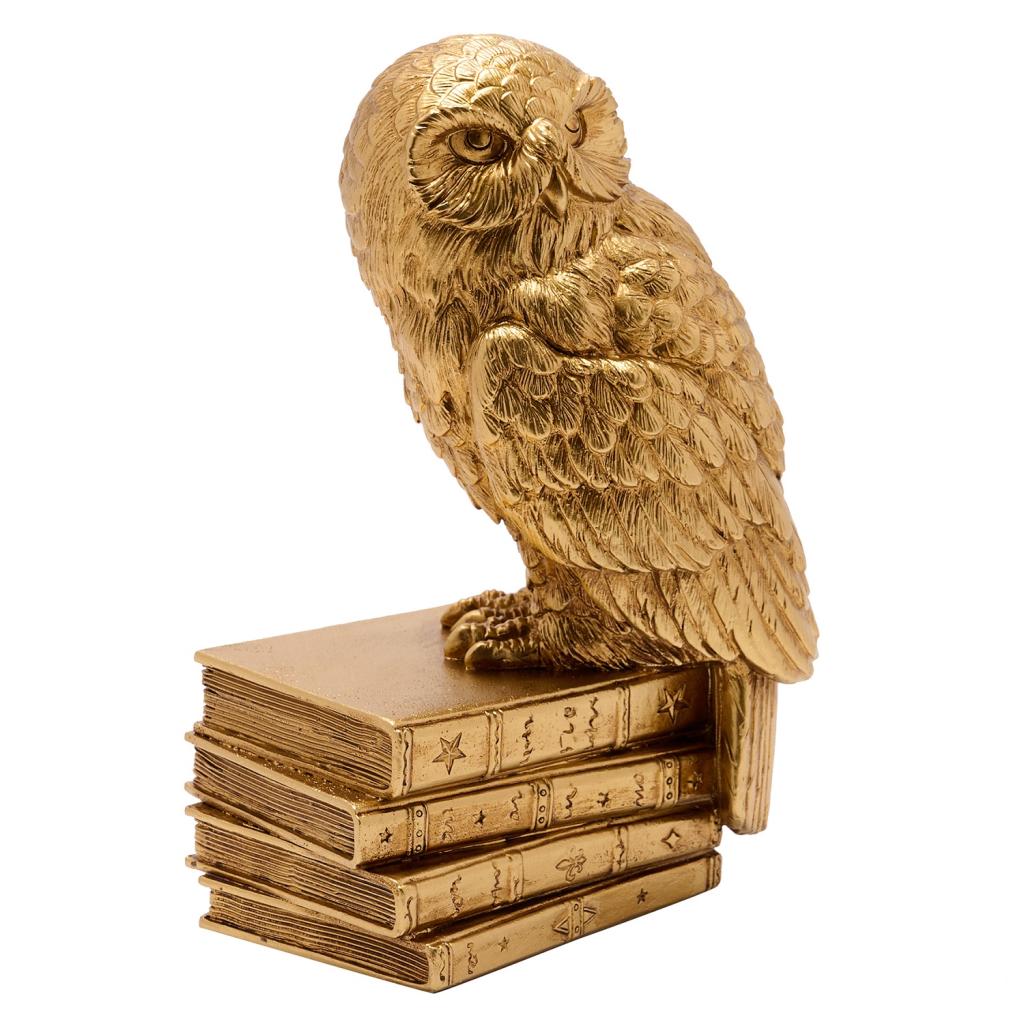 HARRY POTTER - Hedwige - Figurine Doré  20cm - 3
