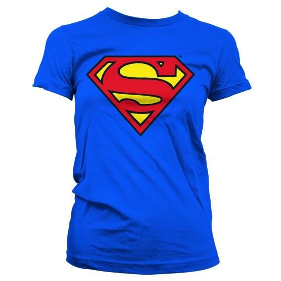 SUPERMAN - T-Shirt Shield - GIRL - Blue (XL) - 2