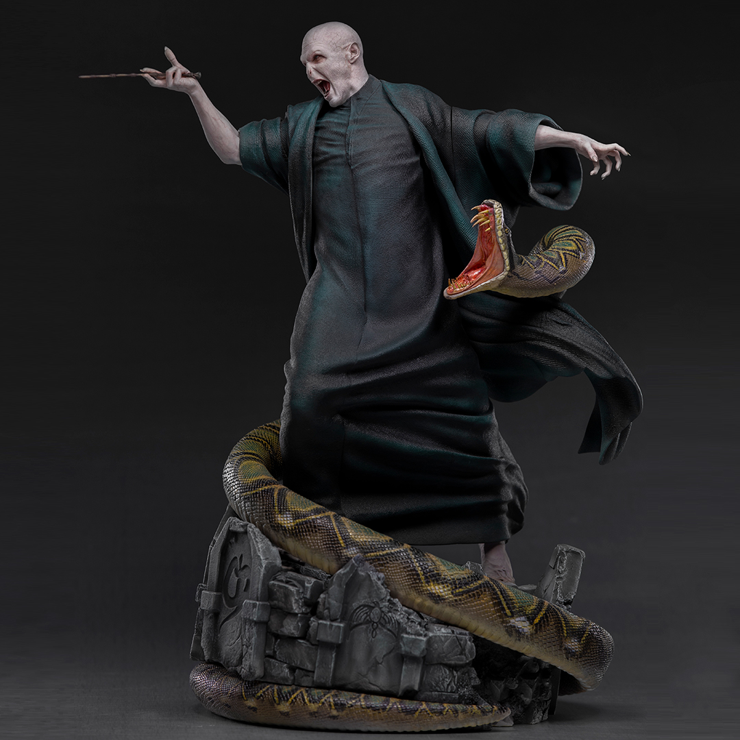 HARRY POTTER Voldemort Statuette Legacy Replica '58x36x48cm' Figurine