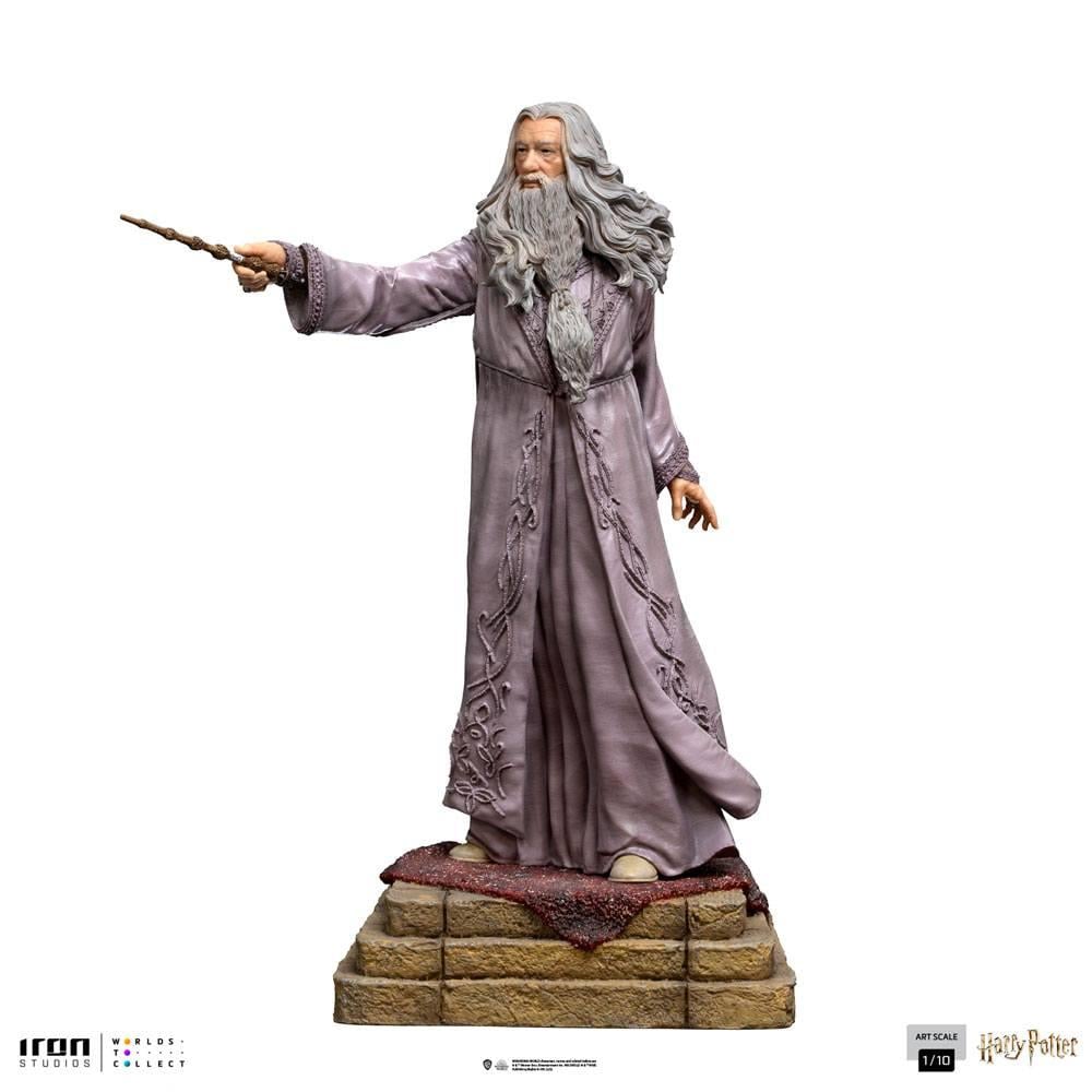 HARRY POTTER Albus Dumbledore Statue Art Scale 1/10 21cm Figurines Iron