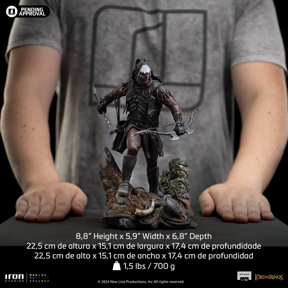LE SEIGNEUR DES ANNEAUX - Lurtz - Statuette Art Scale 1/10 22.5cm - 6