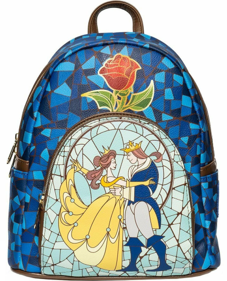 LA BELLE ET LA BETE Vitrail Mini Sac à Dos Loungefly