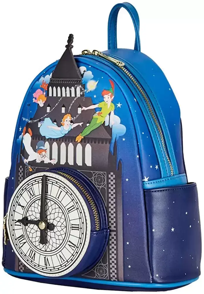 DISNEY - Peter Pan Glow Clock - Backpack LoungeFly '23x28x10cm' - 3