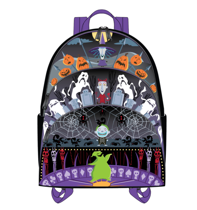 NBX Lock Shock Barrel Oogie Boogie Mini Backpack LoungeFly