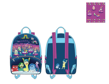 DISNEY - Vice-versa - Mini sac à dos Loungefly 