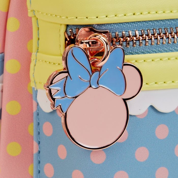 DISNEY - Minnie Pastel Color Block Dots - Mini sac à dos LoungeFly - 6