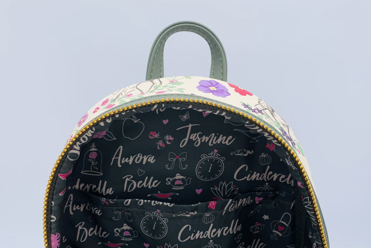 DISNEY Princess Sketch Floral Mini Backpack Loungefly 'Exclusive