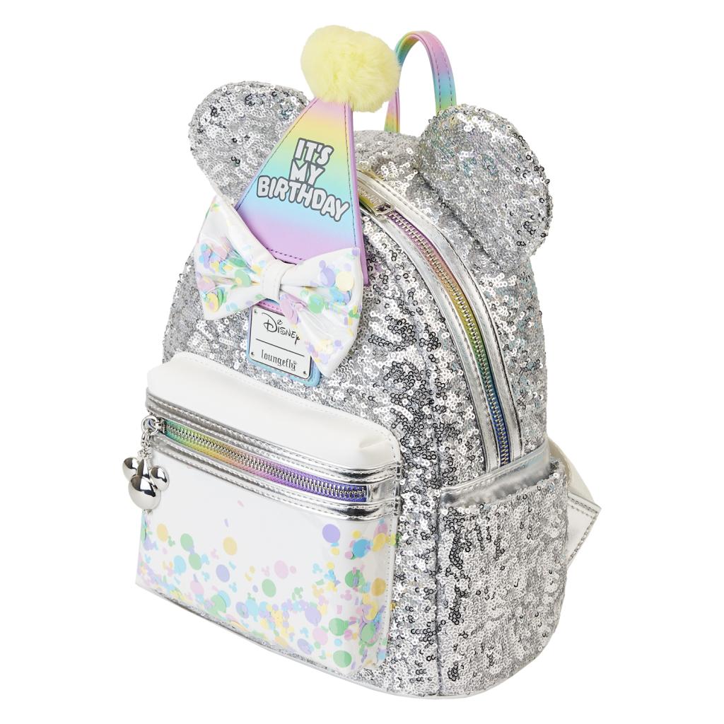 DISNEY - Mickey et amis Birthday Celebration -Mini Sac à Dos LoungeFly - 3