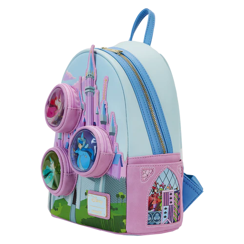 BELLE AU BOIS DORMANT - Vitrail Chateau - Mini sac à dos Loungefly - 2