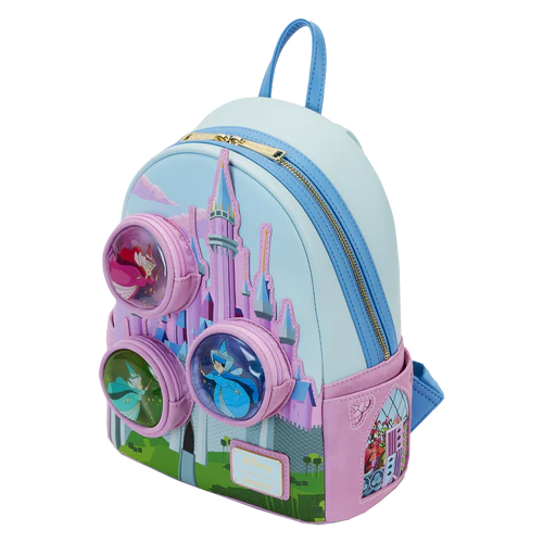 BELLE AU BOIS DORMANT - Vitrail Chateau - Mini sac à dos Loungefly - 6