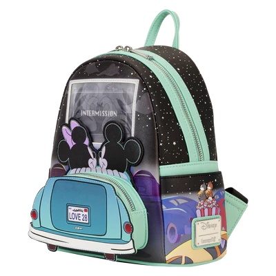 DISNEY -Mickey et Minnie Date Night Drive-in -Mini Sac à Dos Loungefly - 3