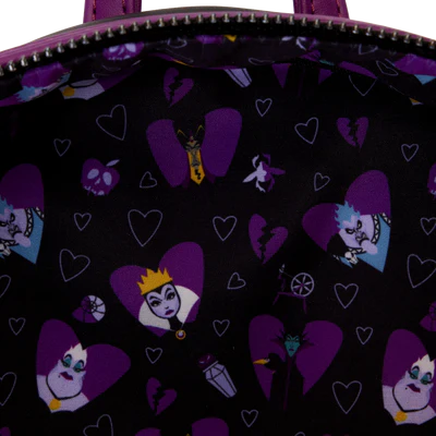 DISNEY - Villains Curse your hearts - Mini Sac à Dos LoungeFly - 6