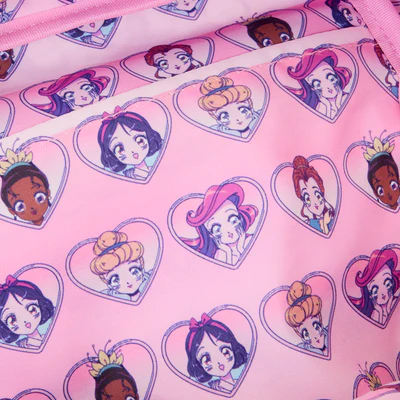 DISNEY PRINCESS - Style Manga - Mini Sac à Dos en Nylon LoungeFly - 5