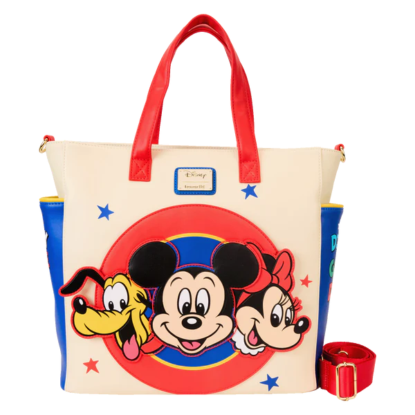DISNEY-Mickey Friend -Mini Backpack Tote Bag convertible