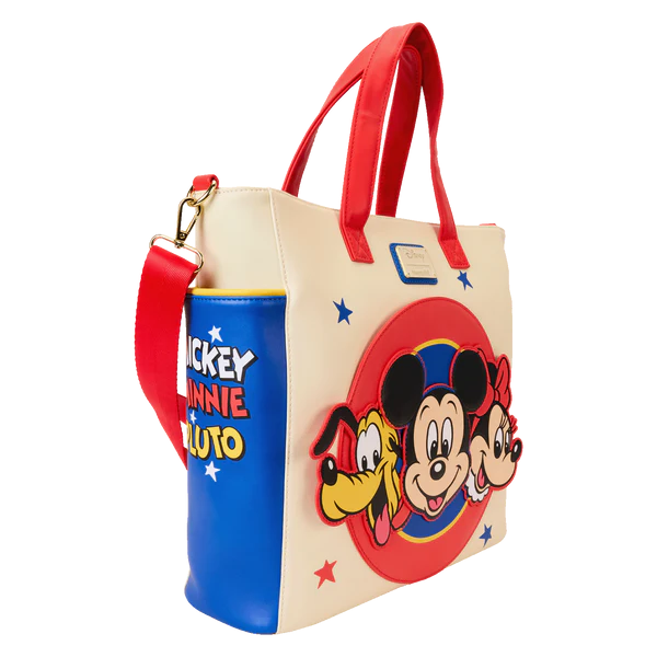 DISNEY-Mickey & Friend -Mini Backpack & Tote Bag convertible Loungefly - 3