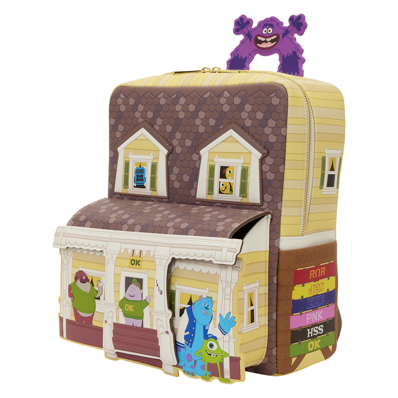 MONSTERS UNIVERSITY - Oozma Kappa House - Mini Backpack Loungefly - 4