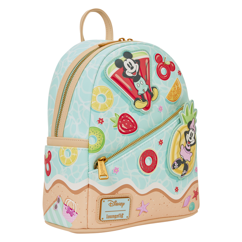 MICKEY & MINNIE - Beach Fun - Mini Sac à Dos LoungeFly - 3