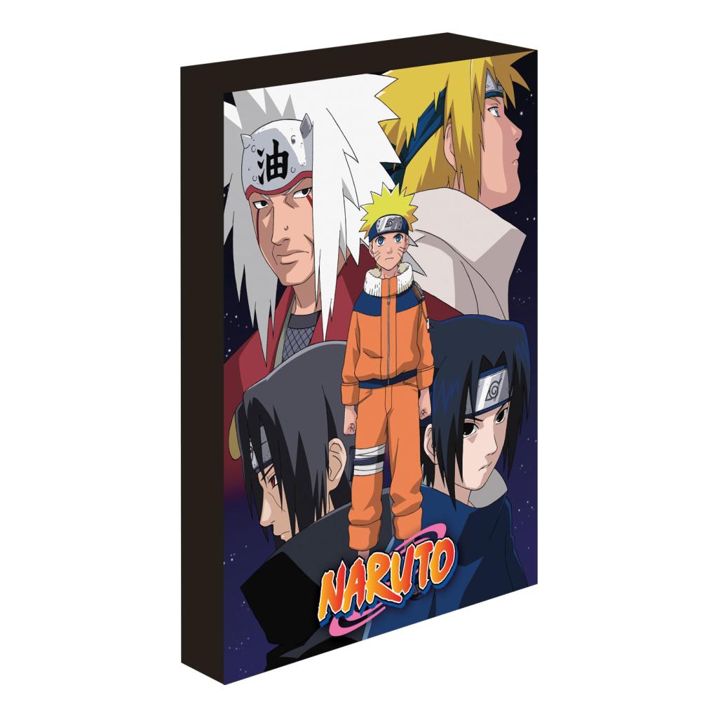 NARUTO - Naruto, Sasuke, ... - Canvas Lumineux 40X30 Cm - 2