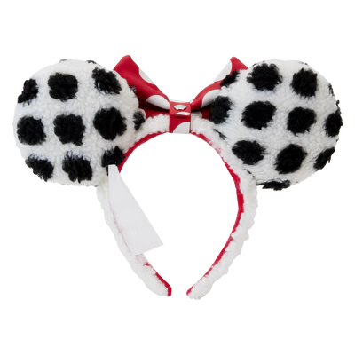 DISNEY - Minnie Rock The Dots Sherpa - Serre-tête Loungefly - 4