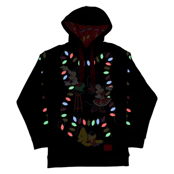 MICKEY - Light up decorations - Hoodie Unisex Loungefly (L) - 2