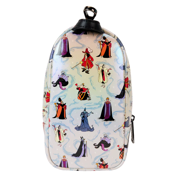 DISNEY - Villains - Mini Sac à Dos Plumier Iridescent LoungeFly - 3