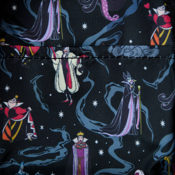 DISNEY - Villains - Mini Sac à Dos Plumier Iridescent LoungeFly - 4