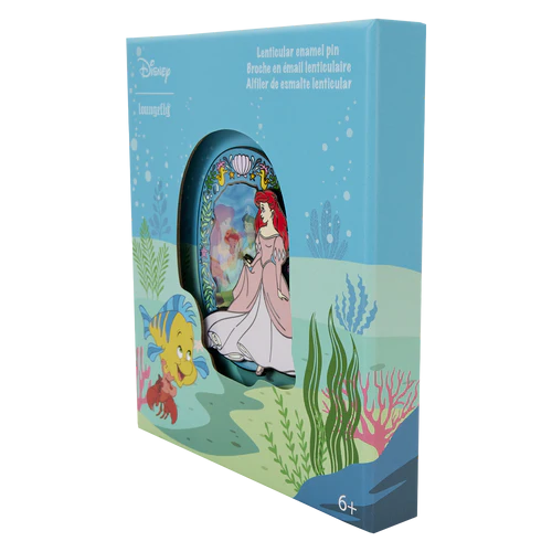 LA PETITE SIRENE - Princesse - Pins Lenticulaire 8cm Loungefly - 2