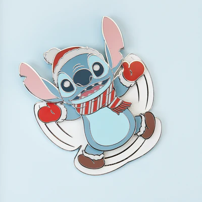 LILO & STITCH - Stitch Ange de Neige - Pins 8cm Loungefly - 3
