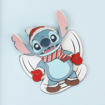 LILO & STITCH - Stitch Ange de Neige - Pins 8cm Loungefly - 4