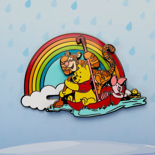 WINNIE L'OURSON - Jour de Pluie - Pins 8cm Loungefly - 2
