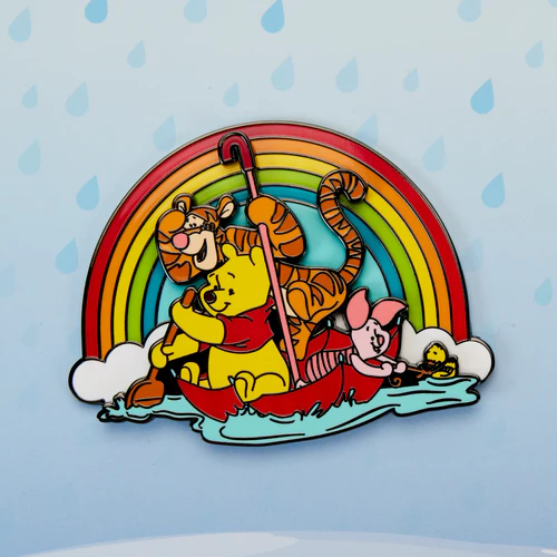 WINNIE L'OURSON - Jour de Pluie - Pins 8cm Loungefly - 3