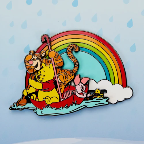 WINNIE L'OURSON - Jour de Pluie - Pins 8cm Loungefly - 4