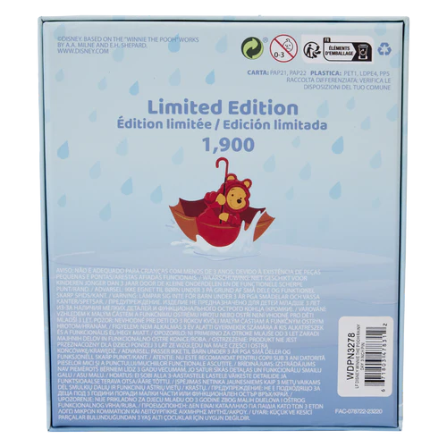 WINNIE L'OURSON - Jour de Pluie - Pins 8cm Loungefly - 6