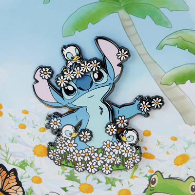 LILO ET STITCH - Springtime Stitch - Pins 8cm Loungefly - 3