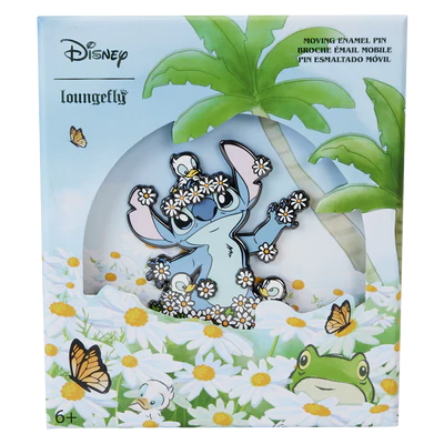 BEMS | LILO AND STITCH - Springtime Stitch - 8cm Pins Loungefly