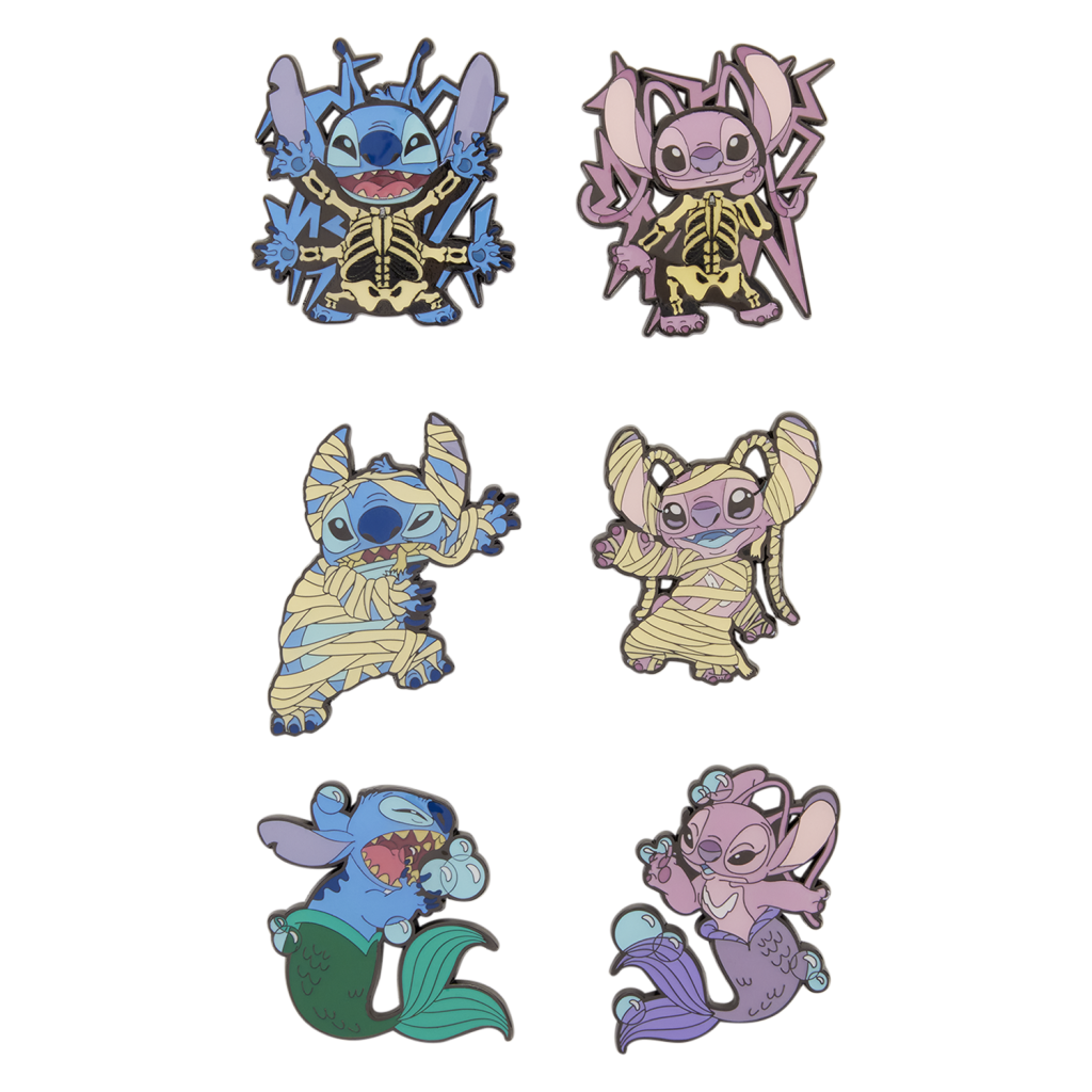 DISNEY -Stitch & Angel Halloween - Funko Blind Box Enamel Pins - 2