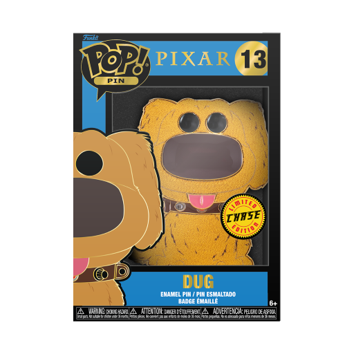 LA-HAUT - Pop Large Enamel Pin N° 13 - Dug w/ Chase - 4