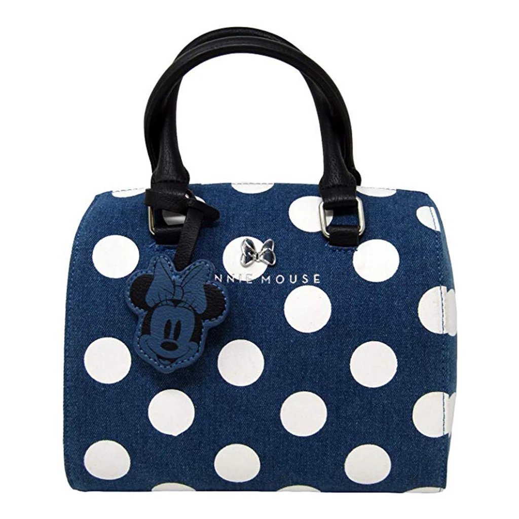 DISNEY Minnie Mouse Denim Crossbody Bag 'LoungeFly'