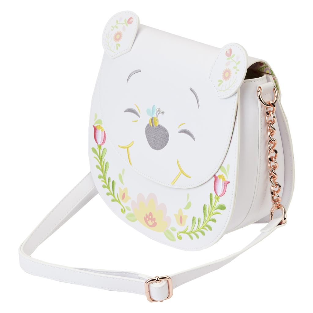 WINNIE L'OURSON - Cosplay Folk Floral - Sac Bandoulière LoungeFly - 3