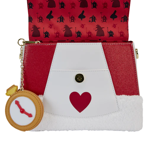 ALICE AU PAYS .. - Lapin Blanc - Sac bandoulière Convertible Loungefly - 4
