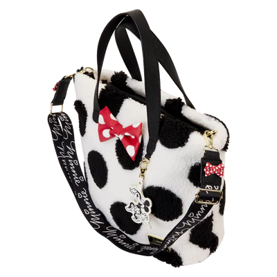 DISNEY - Minnie Rock The Dots Sherpa - Tote Bag Loungefly - 2