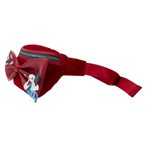 BLANCHE-NEIGE - Classic Bow - Velvet Belt Bag LoungeFly - 2