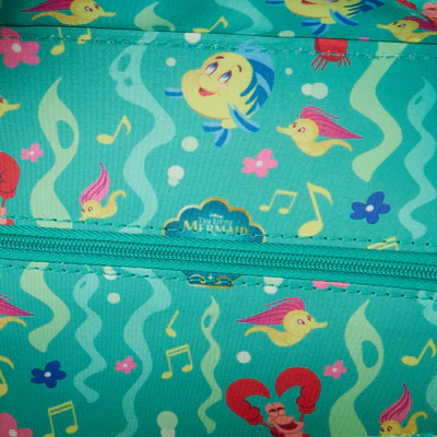 PETITE SIRENE 35 ANNIV. - Ariel Face -Sac bandoulière Loungefly - 4