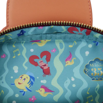 PETITE SIRENE 35 ANNIV. - Sebastian - Sac Crossbuddies Loungefly - 6