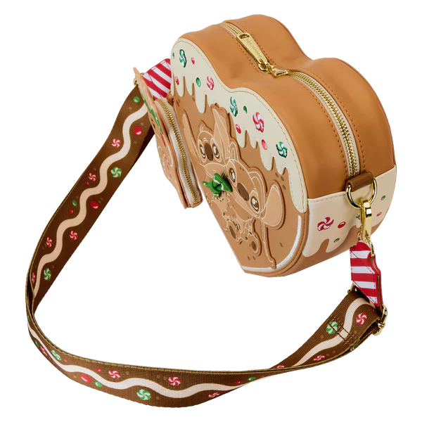 LILO & STITCH - Angel & Stitch Gingerbread - Crossbody Bag Loungefly - 4