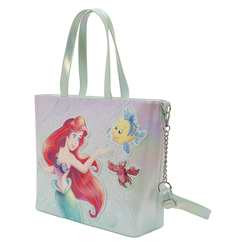 THE LITTLE MERMAID - Ariel & Flounder - Tote Bag LoungeFly - 3